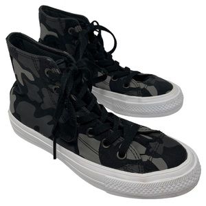 Converse CT II Reflective Camo Black, Gray, White Hi Top Sneaker Men 4/Women 6